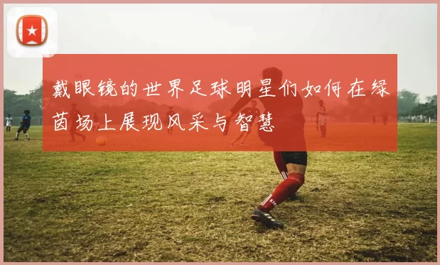 戴眼镜的世界足球明星们如何在绿茵场上展现风采与智慧